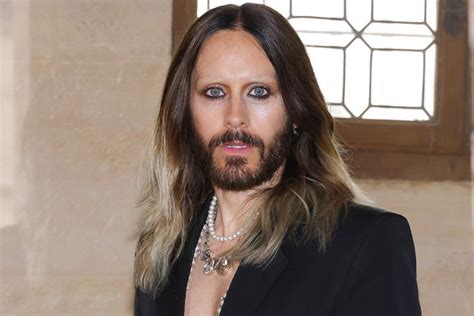 jared leto givenchy|Jared Leto brows.